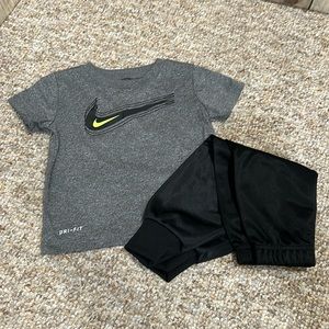 Nike Dri-Fit 12 Mth Swish Shirt & bonus joggers